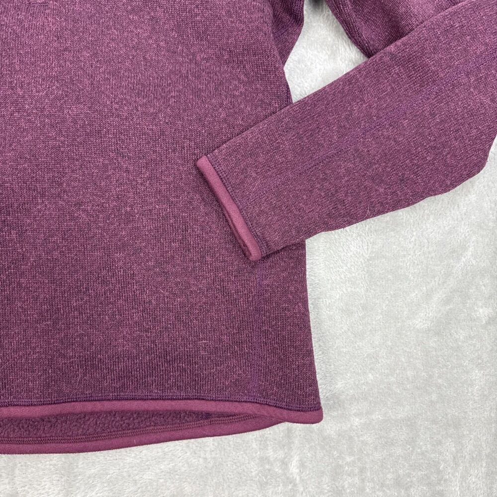 Patagonia Burgundy Quarter-Zip Women's Better Sweater - Picture 6 of 11